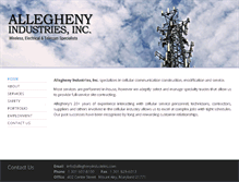 Tablet Screenshot of alleghenyindustries.com